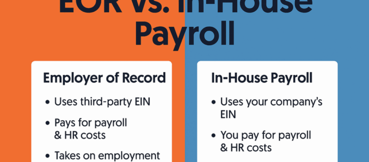 DIY vs using and EOR for business valuation